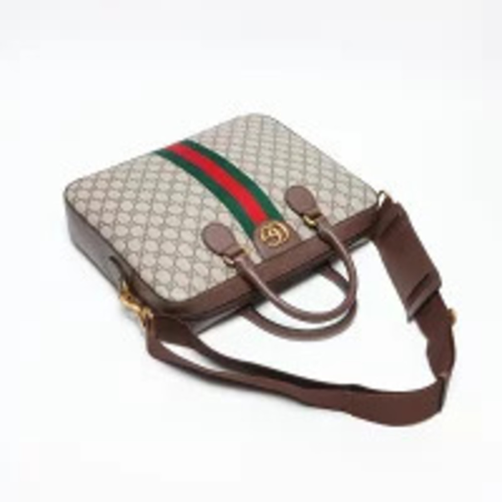 Gucci GG Brown Bag Shoulder Supreme Ophidia - Picture 10 of 13